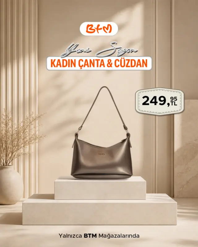 BTM’de kadın çanta ve cüzdan şıklığı seni bekliyor!

Tarzını tamamlayacak zarif çanta ve cüzdan modelleri, şık detayları ve kullanışlı tasarımlarıyla BTM mağazalarında seni bekliyor.

Günlük kombinlerine modern bir dokunuş katmak için sana en yakın BTM mağazasını keşfet:
https://www.btmmoda.com/btm-magazalarimiz/